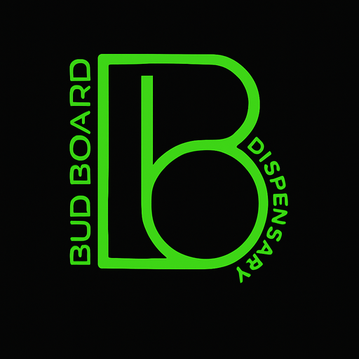 Bud Board Dispensary logo – cannabis dispensary in Carlsbad and Hobbs, New Mexico