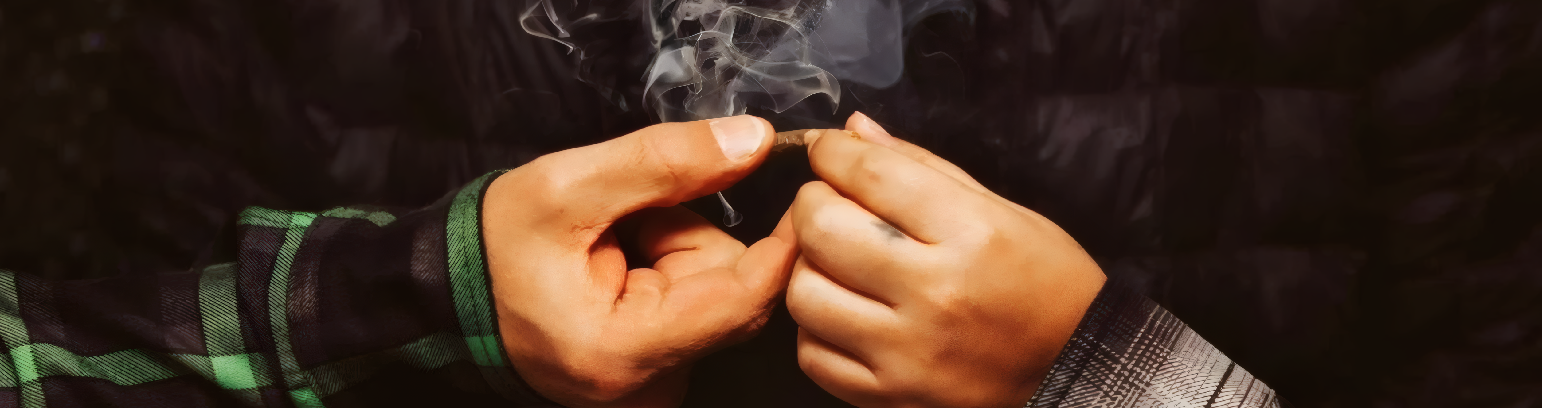 Hands sharing a joint – Bud Board Dispensary in Carlsbad and Hobbs, New Mexico