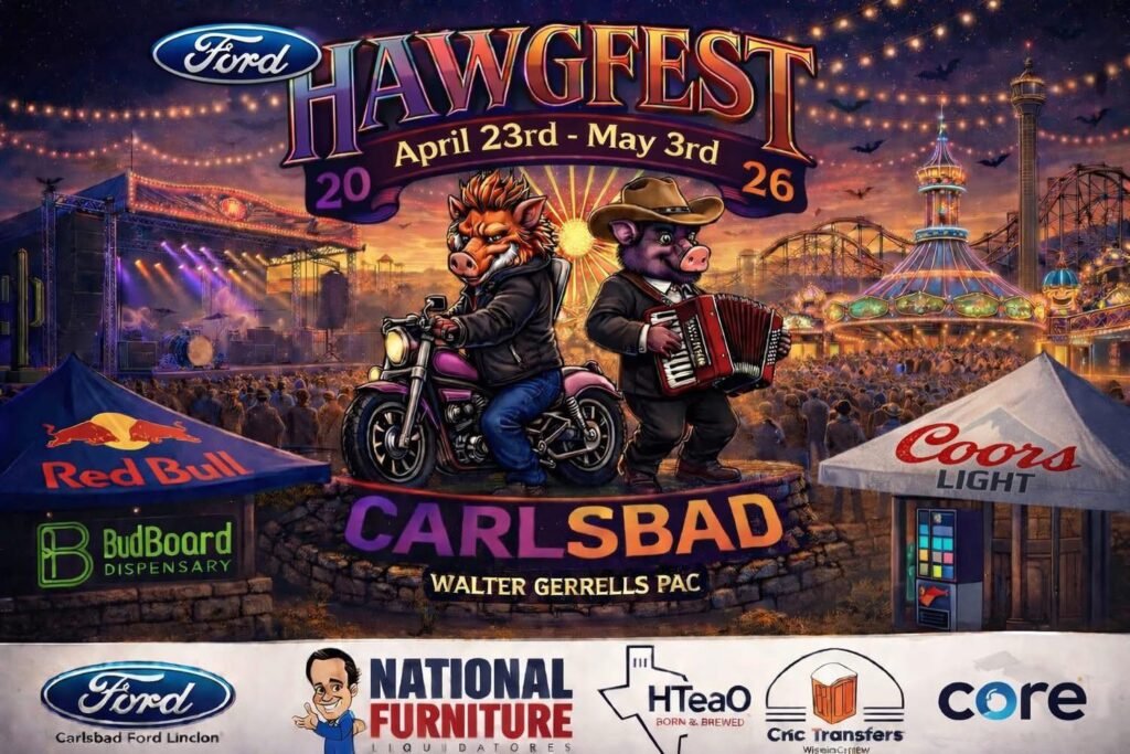 HawgFest 2026 Carlsbad New Mexico official event logo