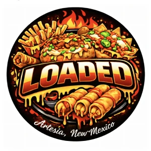 Loaded local food vendor logo for Bud Board Memorial Day celebration